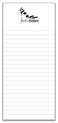 Footnotes Notepad (4x9 with writing lines)