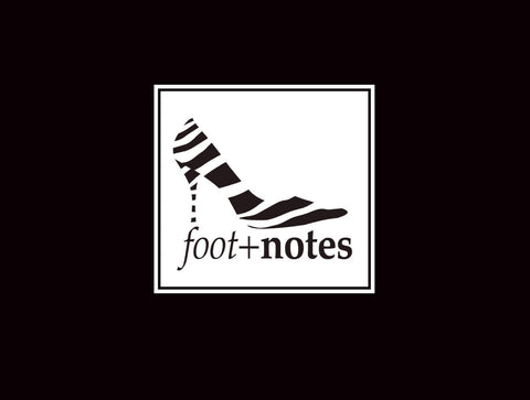 Footnotes Notecard Black