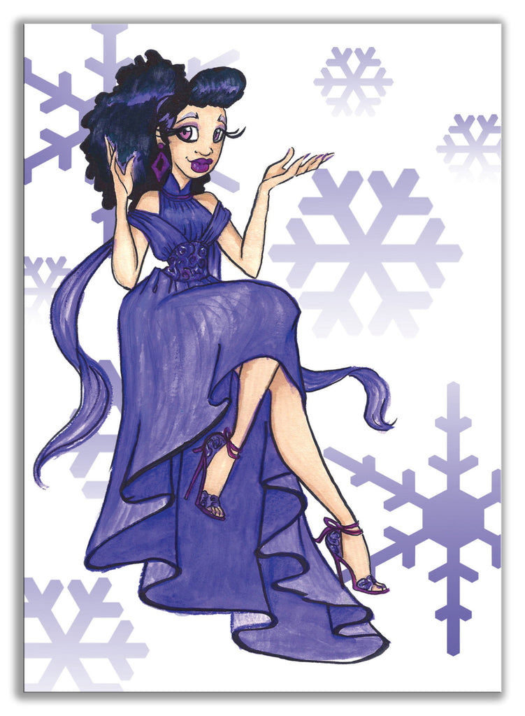 Xmas Angel Lady No Text